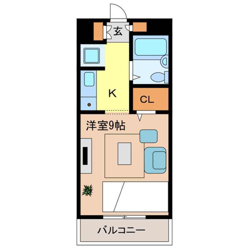 間取図 ヴィラージュミュゲ