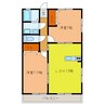 メゾンフジ～百年住宅施工～ 2LDKの間取り