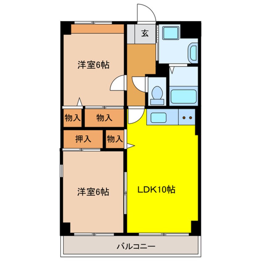 間取図 メゾンアドニス