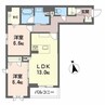 モントレゾール　プライムメゾン 2LDKの間取り
