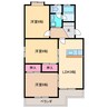 マンションストークⅤ 3LDKの間取り