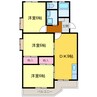 サンバークレー 3DKの間取り