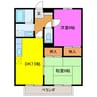 エクレールＡ・Ｂ 2DKの間取り
