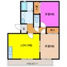 グランドクルー 2LDKの間取り