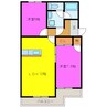 ローザンヌⅡ 2LDKの間取り