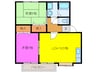 タミール 2LDKの間取り