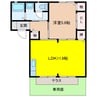 ディアステージ 1LDKの間取り