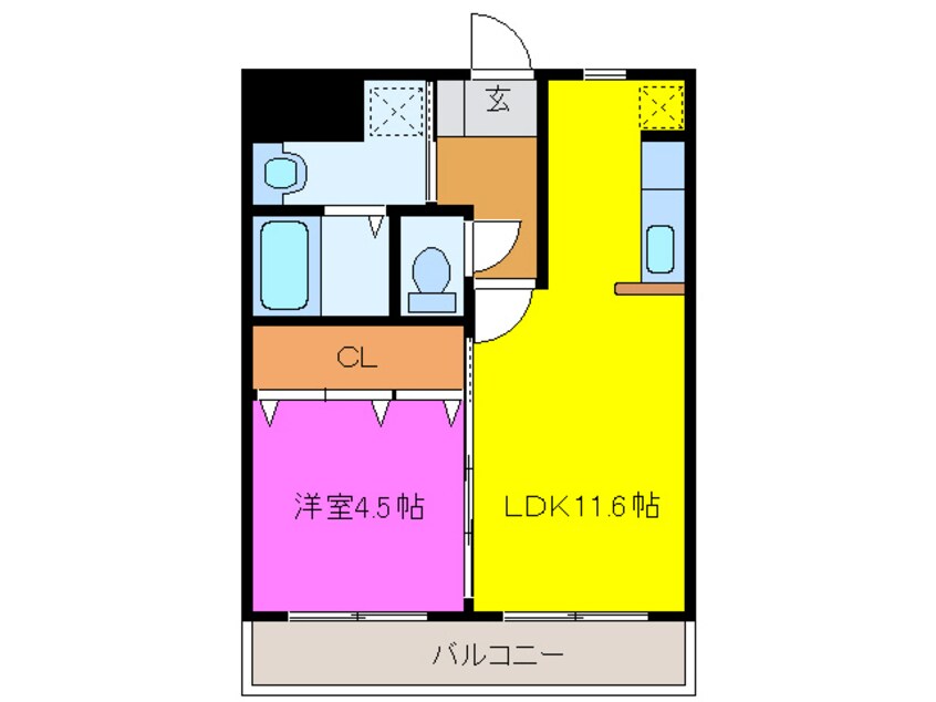 間取図 ウィングコート六軒