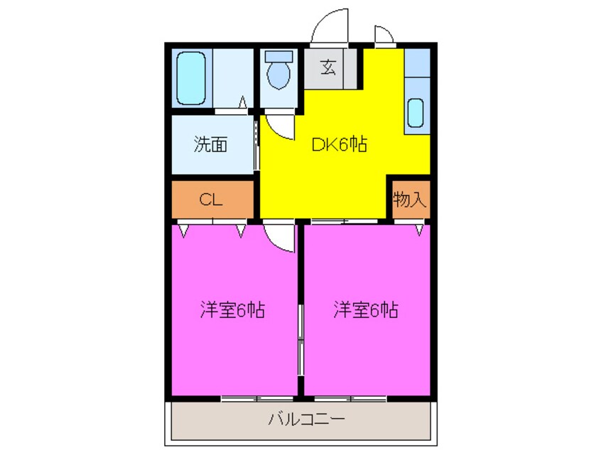 間取図 サンワハイム
