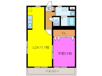 間取図 グラン・シャンボール