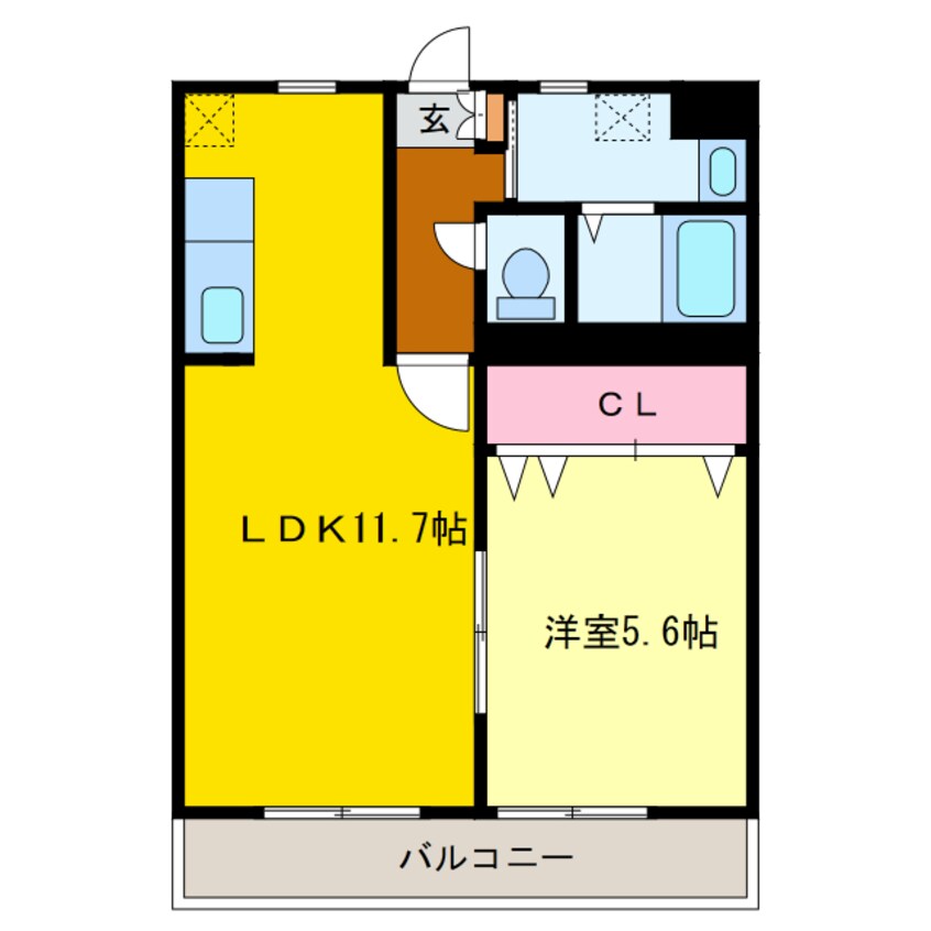 間取図 グラン・シャンボール