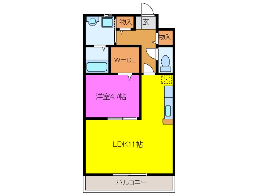 間取図 光彩