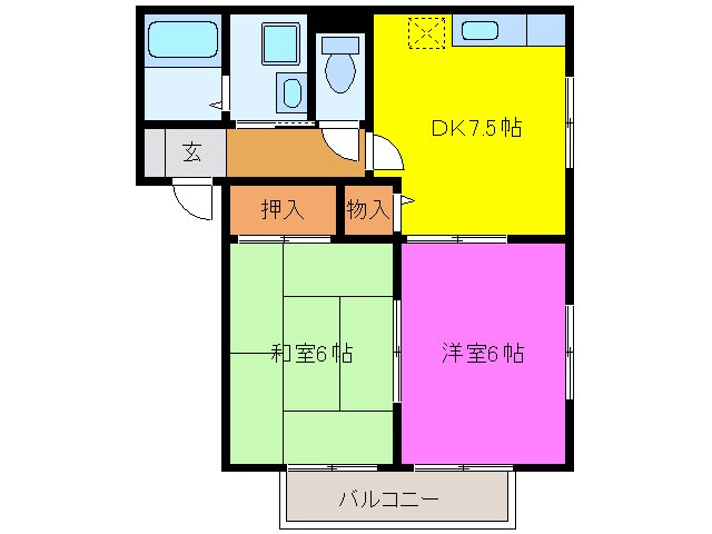 間取り図 サニーコート