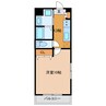 メゾン半田 1Kの間取り