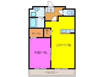 間取図 アベニュー上島Ⅱ
