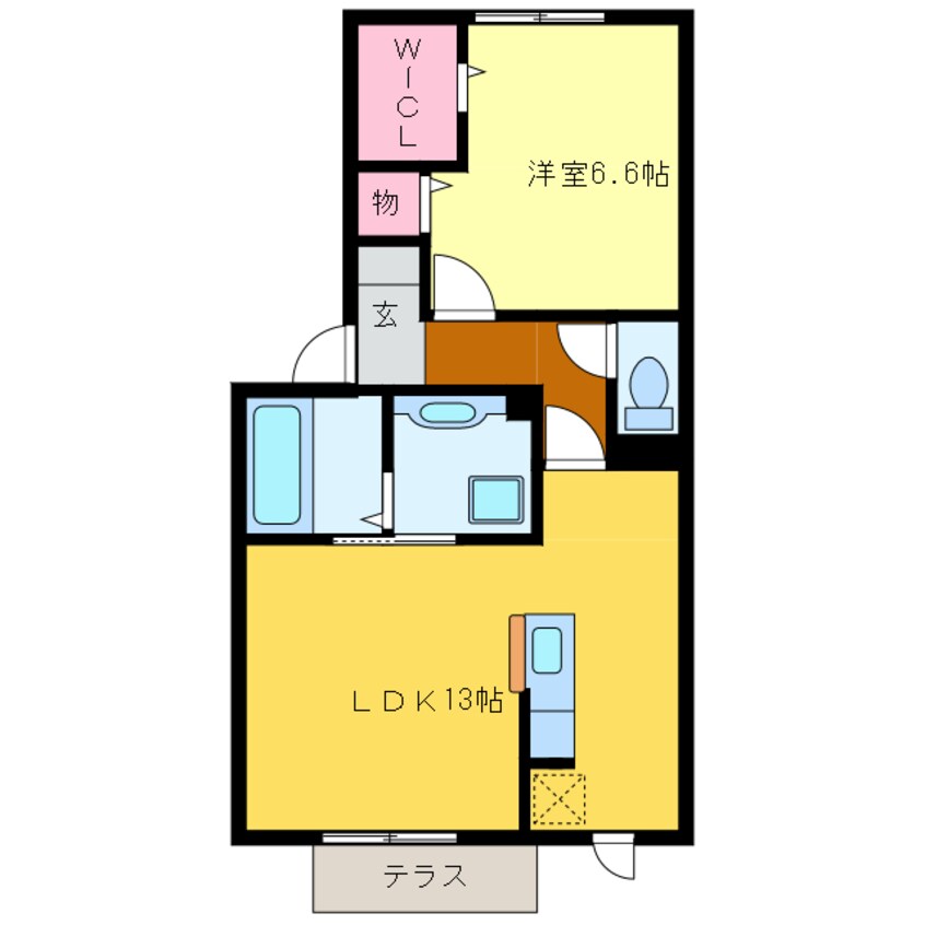 間取図 Ｃａｓａ　ＦｅｌｉｃｅＢ