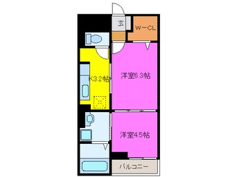 間取図 リバーサイド桜坂