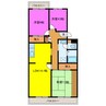 ソシアおおはし 3LDKの間取り