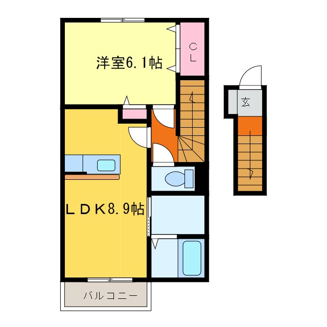 間取り図 グランドゥールＡ・Ｂ