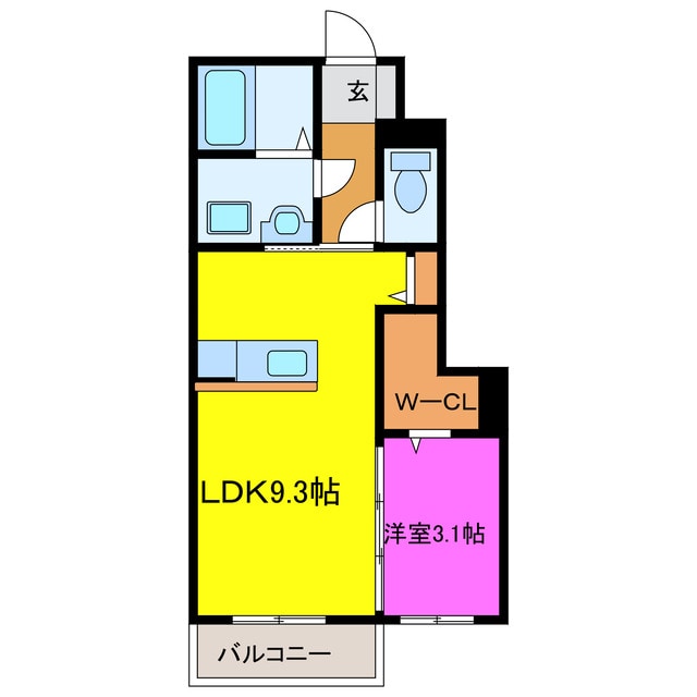 間取り図 グランドゥールＡ・Ｂ