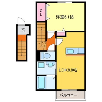 間取図 グランドゥールＡ・Ｂ