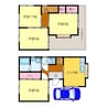 下石田町貸家 4DKの間取り