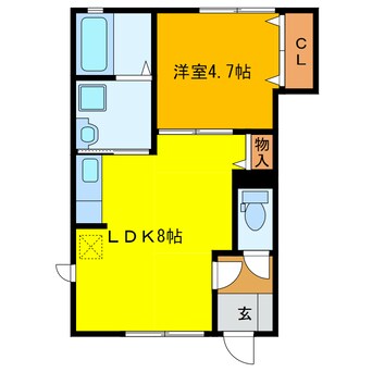 間取図 ソレイユ