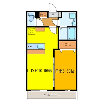 間取図 ＷＩＳＴＡＲＩＡ