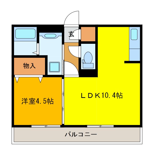 間取り図 Ｇｌａｎｚ　Ｂ
