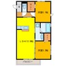 Ｇｒａｃｅ　Ｇａｒｄｅｎ 2LDKの間取り