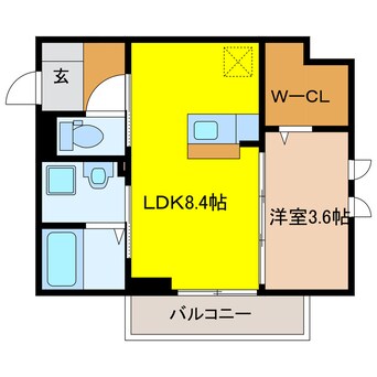 間取図 アベニュー有玉