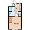 サニーパレス 1Kの間取り