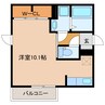 ラ・メゾンマロニエ 1Rの間取り