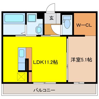 間取図 D-ROOM　KAMIJIMA