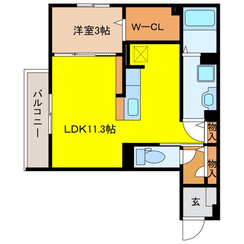 間取図 Ｄ－Ｈｉｌｌｓ篠ヶ瀬