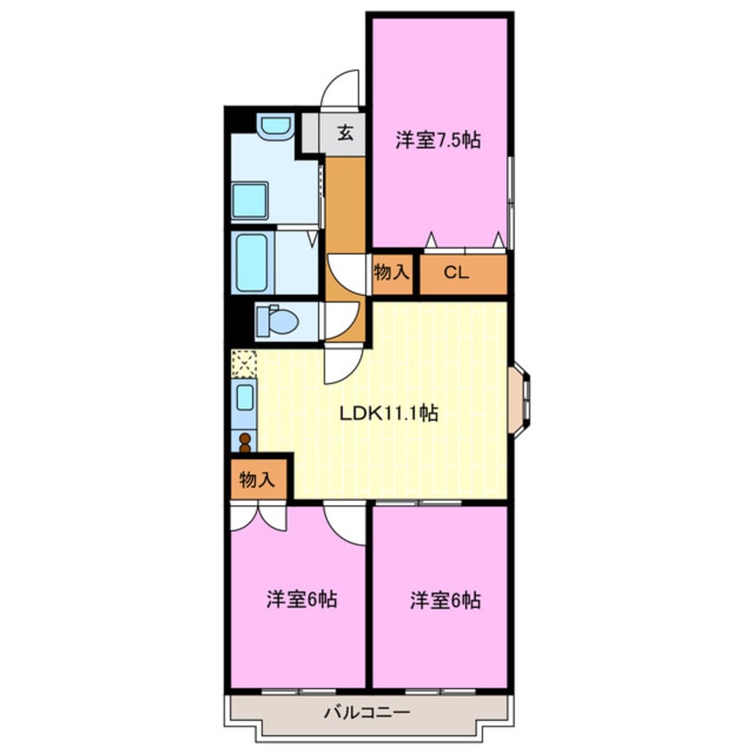 間取図 ＭＡＮＳＩＯＮ・ＩＴＯ