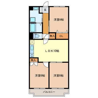 間取図 ＭＡＮＳＩＯＮ・ＩＴＯ