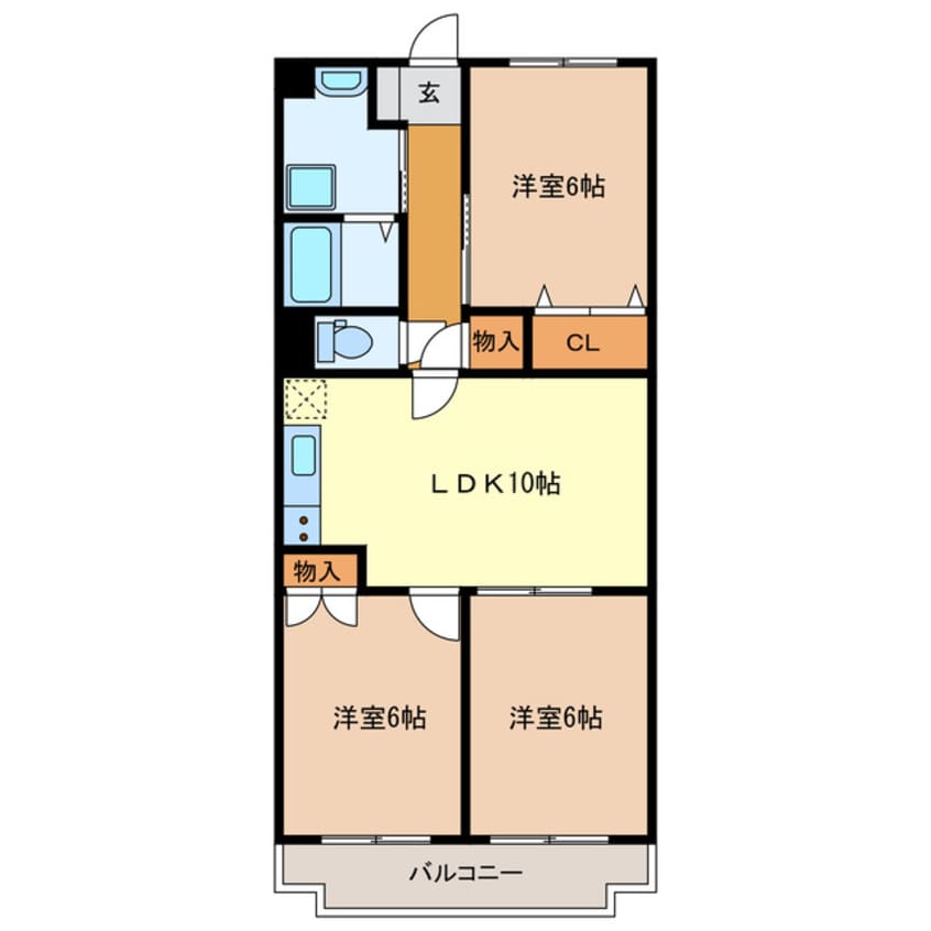 間取図 ＭＡＮＳＩＯＮ・ＩＴＯ