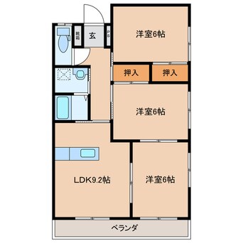 間取図 第一メゾンロワ千島