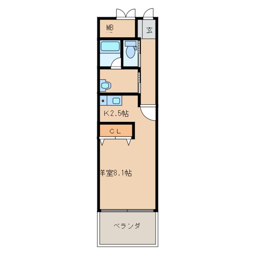 間取図 ヒルサイド露越