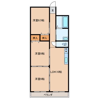 間取図 ビエナコートN棟