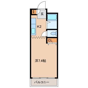 間取図 荏名ハイツ