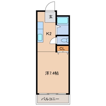 間取図 荏名ハイツ