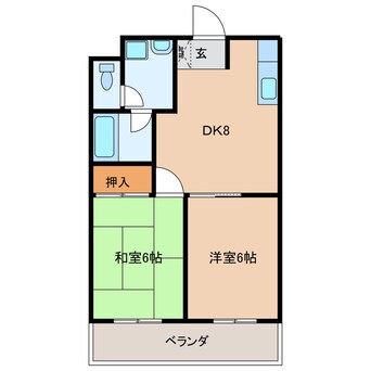 間取図 メゾンバンベール