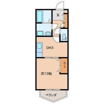 間取図 メゾンエクレール