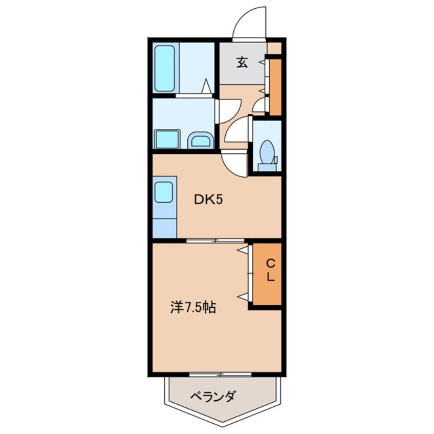 間取図 メゾンエクレール