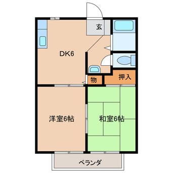 間取図 ハイツベルピア