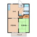 ハイツベルピアの間取図