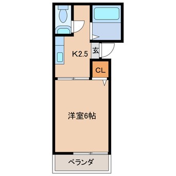 間取図 メゾンフェリカ