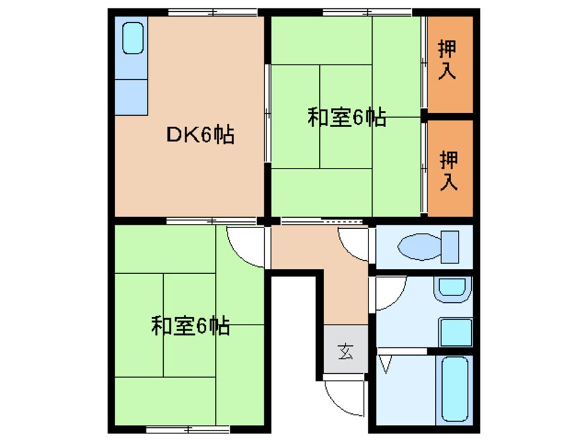 間取図 メゾンフェリカ